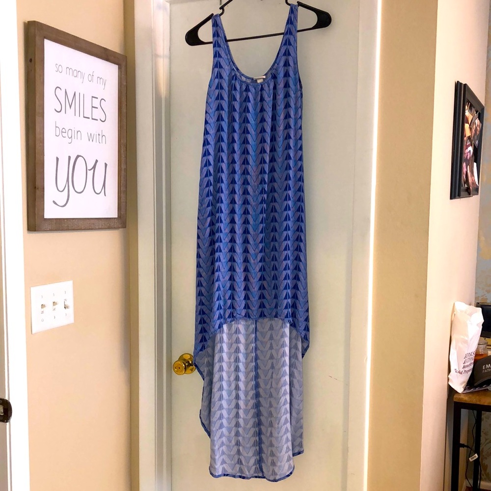 💙 Merona size small high low dress